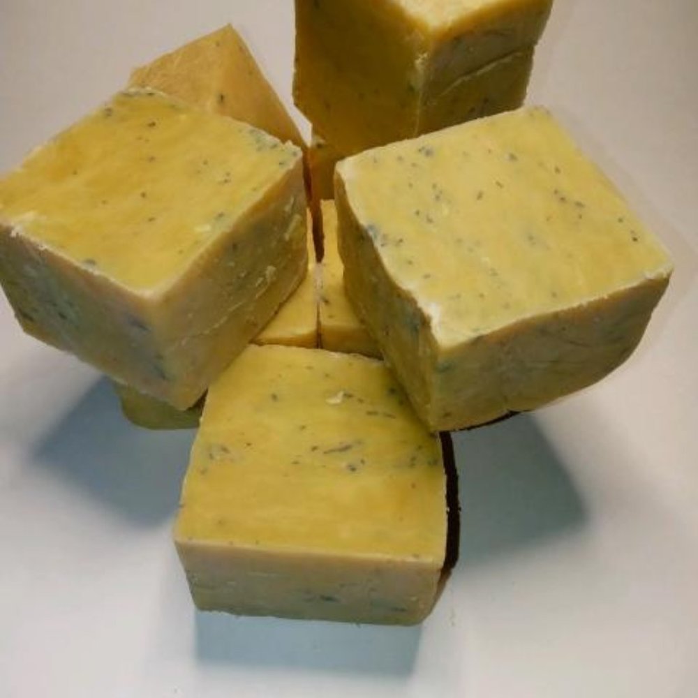 ALL NATUAL Coconut Shea Butter + Chrcoal Soap